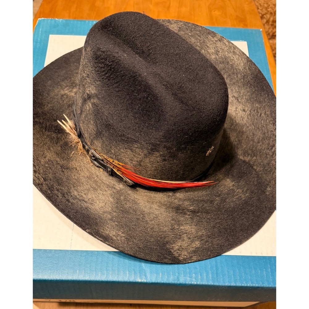 Renegade by Bailey Sooty Buckskin Western Cowboy Hat W15RDB NIC 7 1/8 Distressed